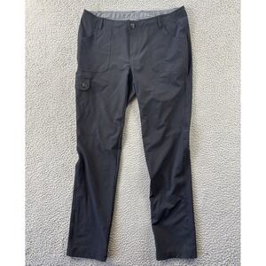 REI Co-Op Hiking Pants‎ Womens 14 Charcoal Stretch Nylon Tapered Casual
